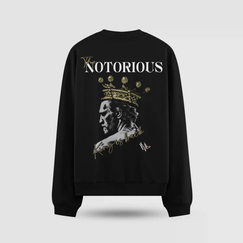 Conor Mcgregor King Is Back Oversize Sweatshirt