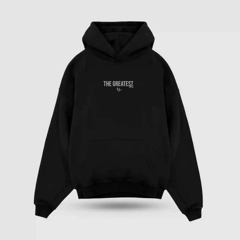 Muhammed Ali Butterfly And Bee Oversize Hoodie - Görsel 2