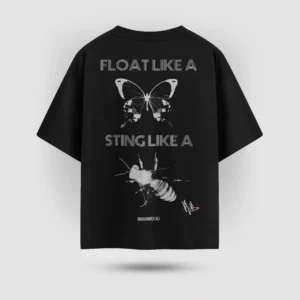 Muhammed Ali Butterfly And Bee Tshirt