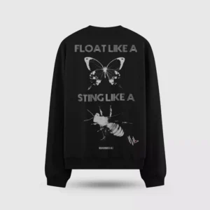 Muhammed Ali Butterfly And Bee Oversize Sweatshirt