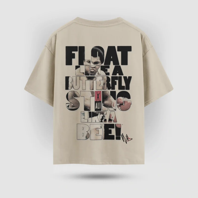 Muhammed Ali Butterfly And Bee 2 Tshirt - Görsel 3