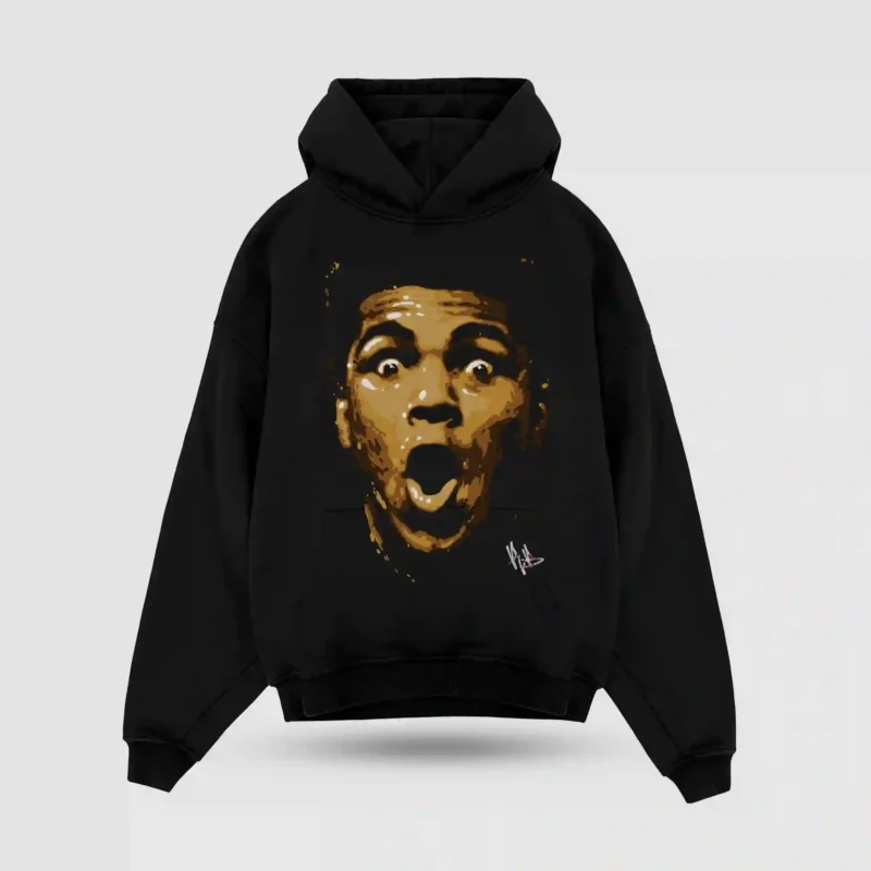 Muhammed Ali Scream Oversize Hoodie