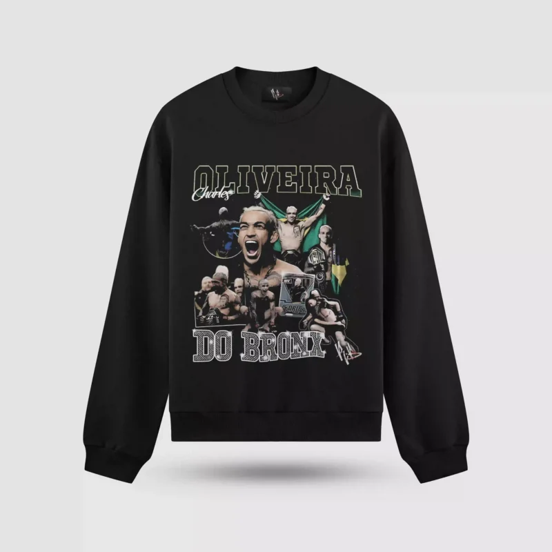 Charles Oliveira Do bronx Tour Oversize Sweatshirt - Görsel 2